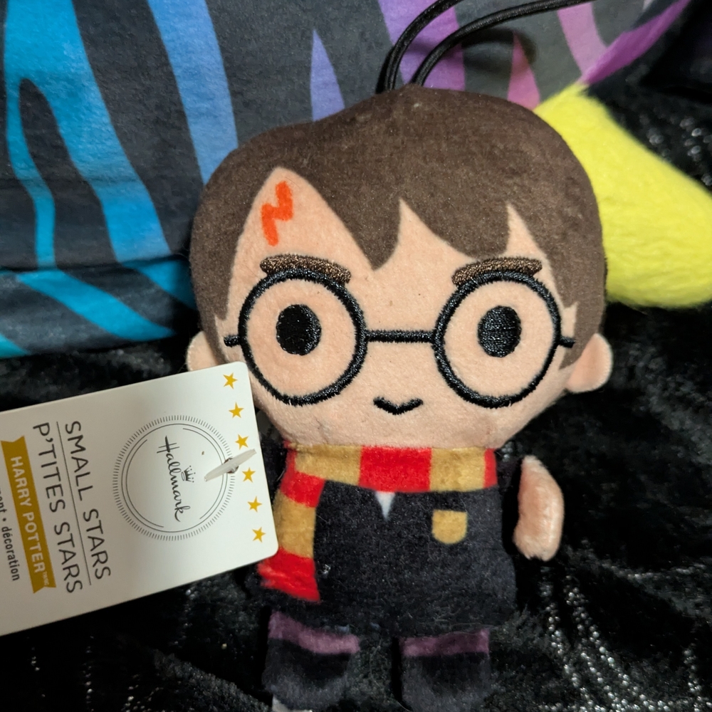 Hallmark Harry Potter Plush with Red and Yellow Scarf
